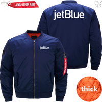 Thumbnail for JETBLUE AIRLINES MA1 JACKET THE AV8R