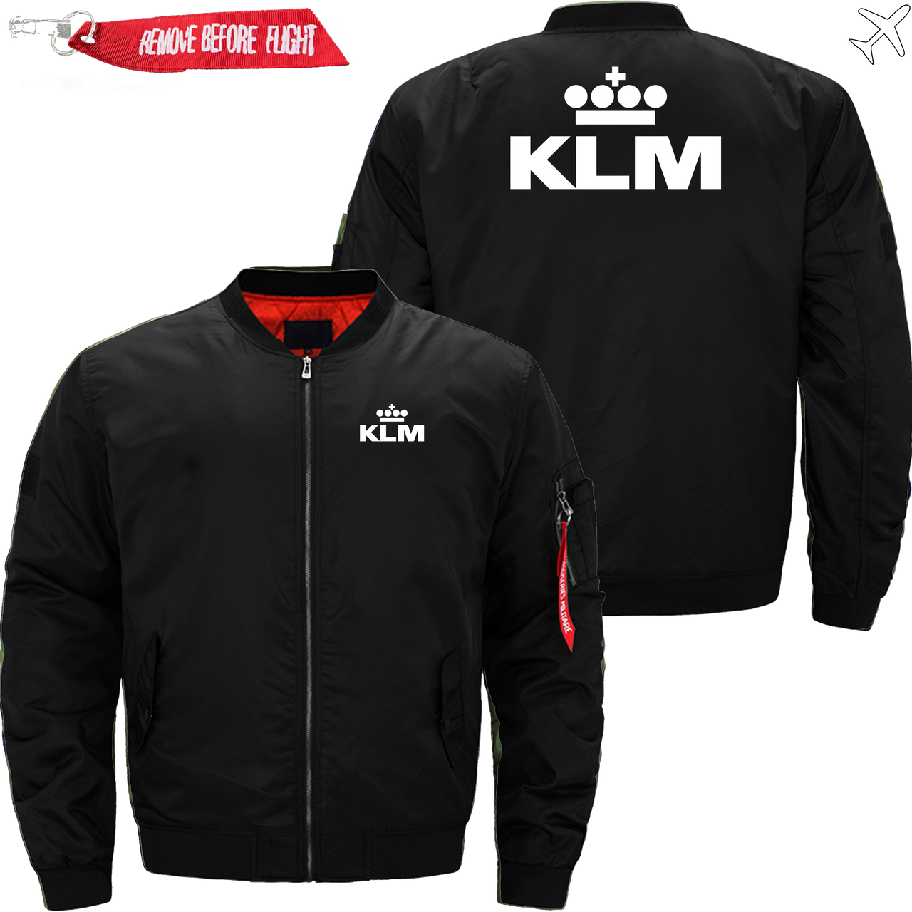 KLM AIRLINES MA1 JACKET THE AV8R