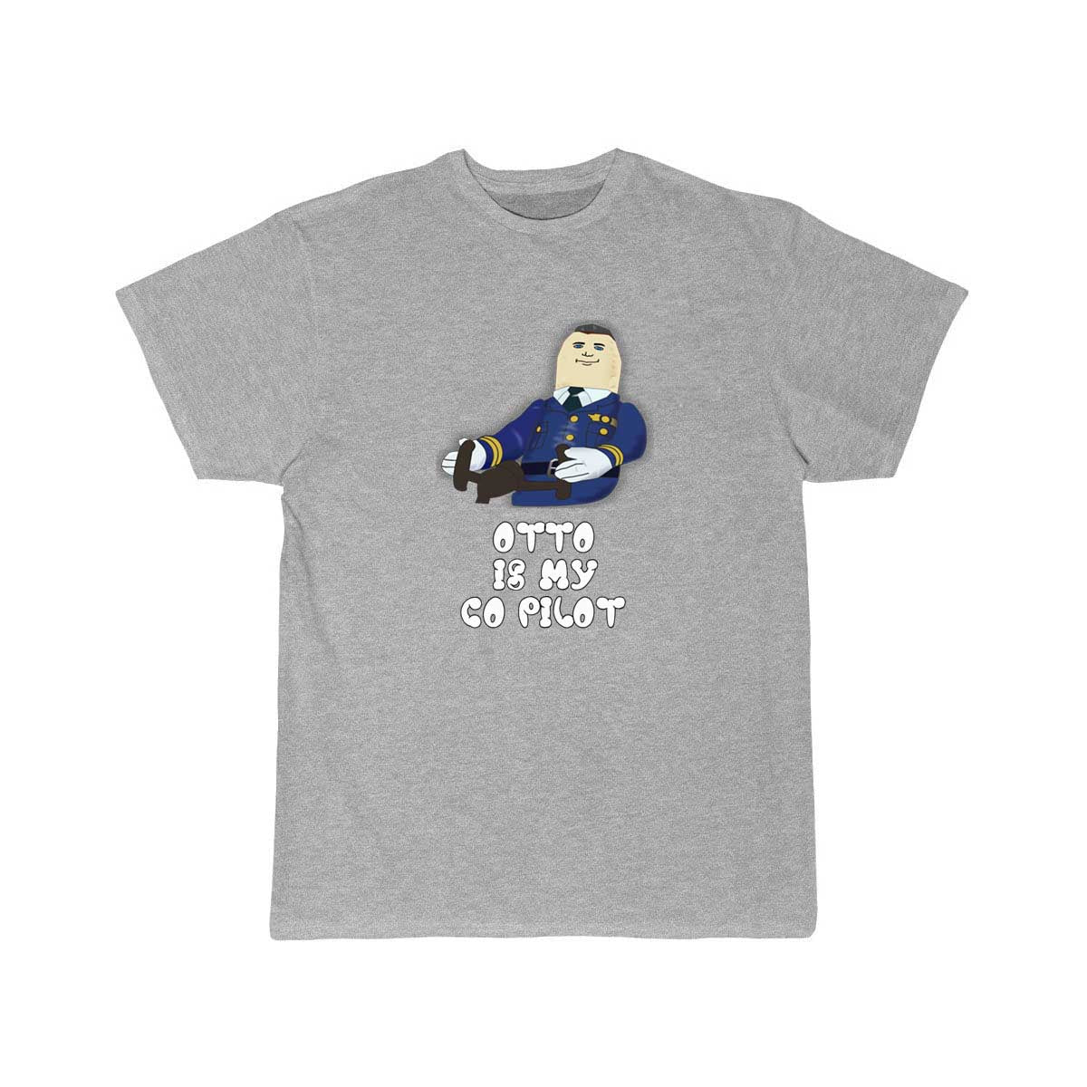 Otto Is My Co Pilot - Airplane T-SHIRT THE AV8R