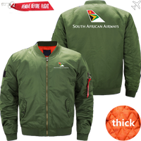 Thumbnail for SOUTH AFRICAN AIRWAYS AIRLINES MA1 JACKET THE AV8R