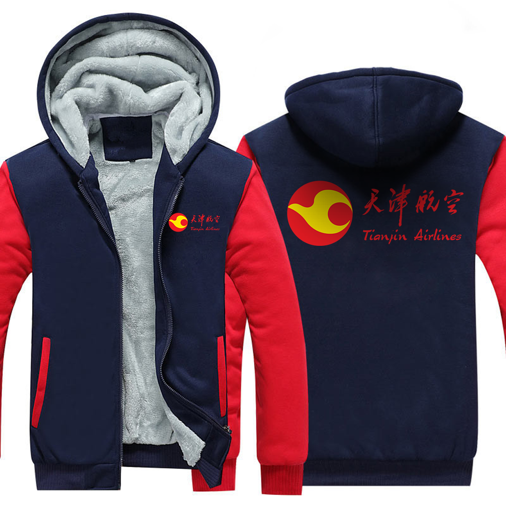 TIANJIN AIRLINES  JACKETS FLEECE SWEATSHIRT