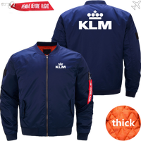 Thumbnail for KLM AIRLINES MA1 JACKET THE AV8R