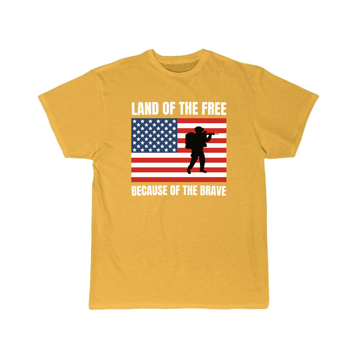 land of the free because of the brave T SHIRT THE AV8R