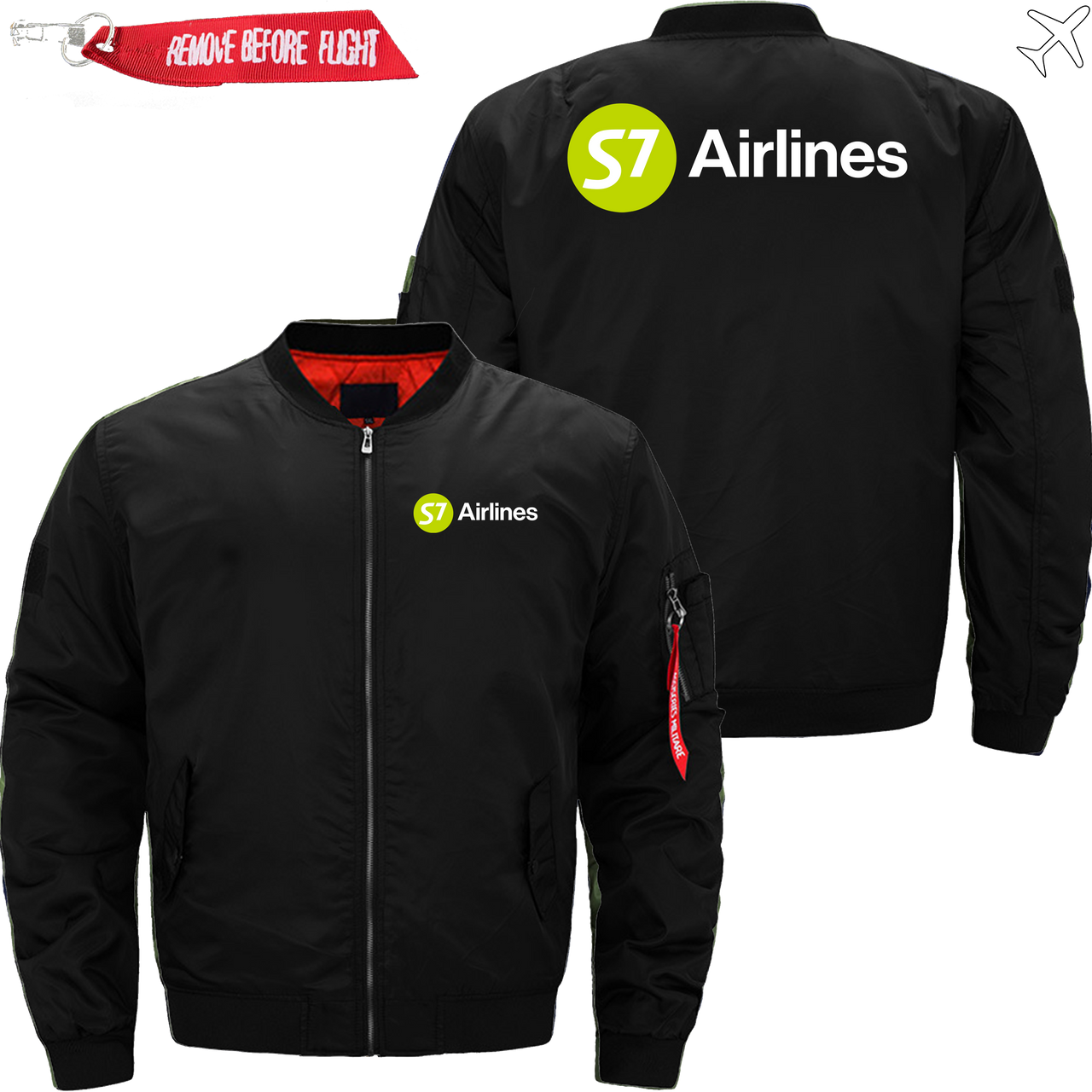 S7 AIRLINES MA1 JACKET THE AV8R