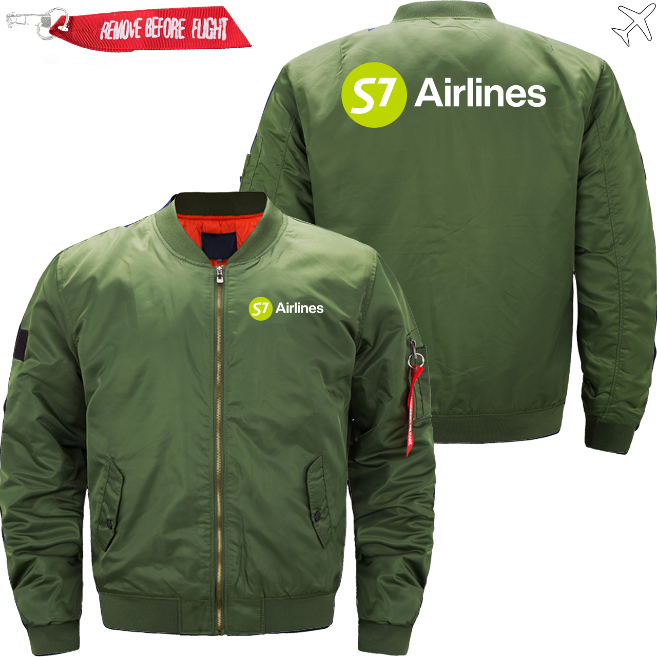 S7 AIRLINES MA1 JACKET THE AV8R