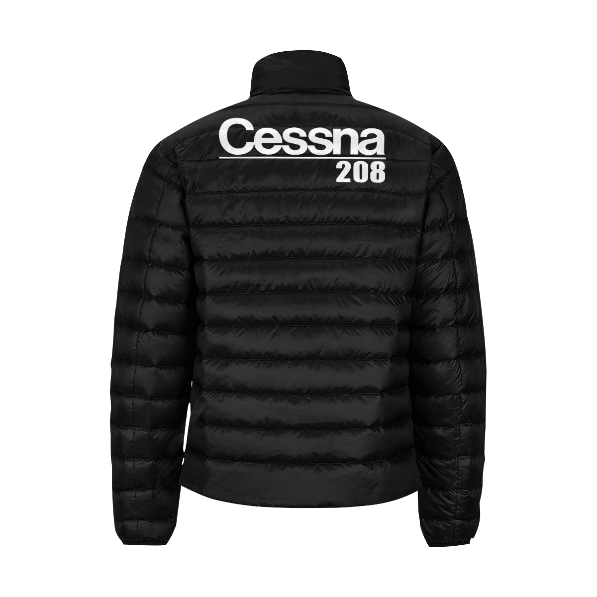 CESSNA 208 Men's Stand Collar Padded Jacket e-joyer