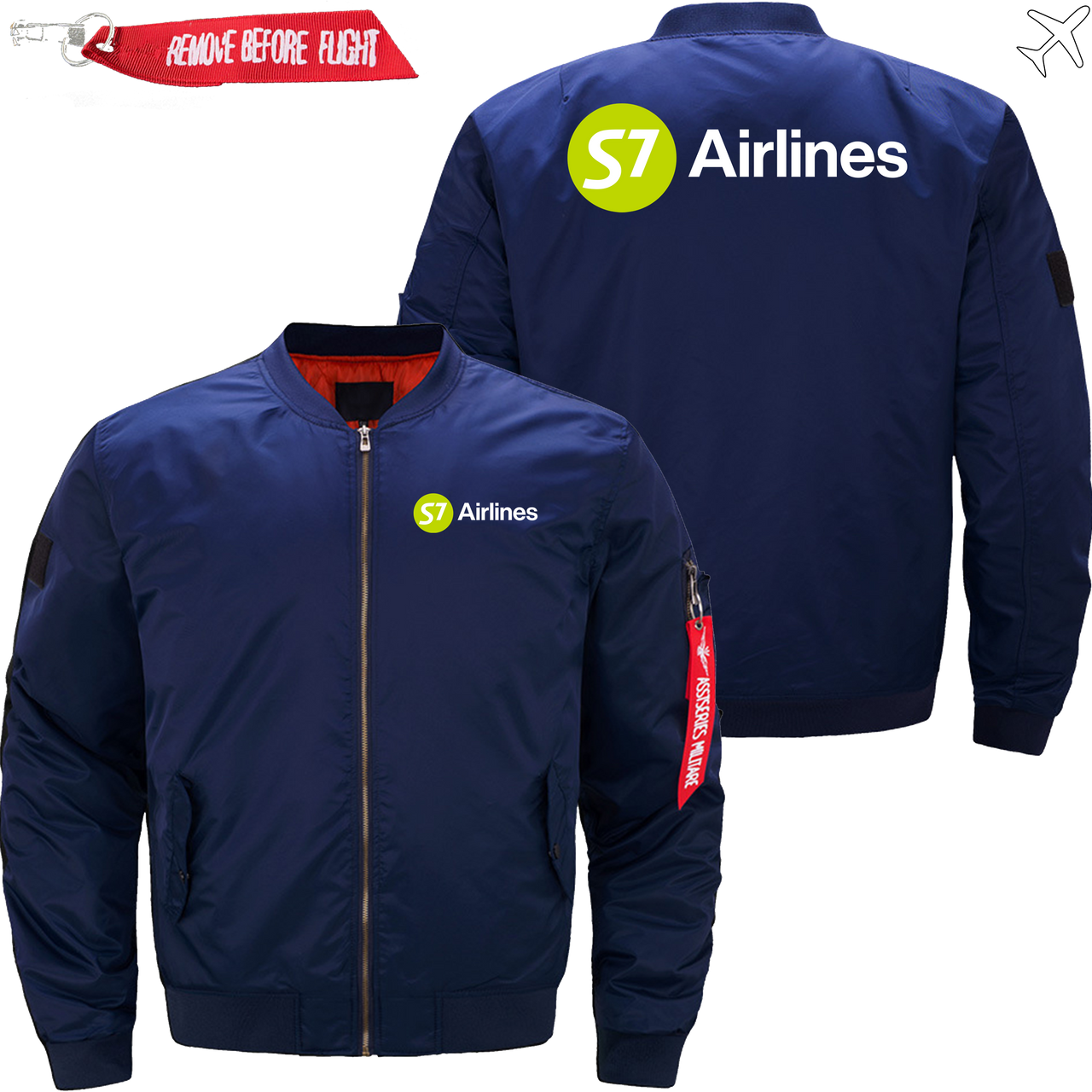 S7 AIRLINES MA1 JACKET THE AV8R