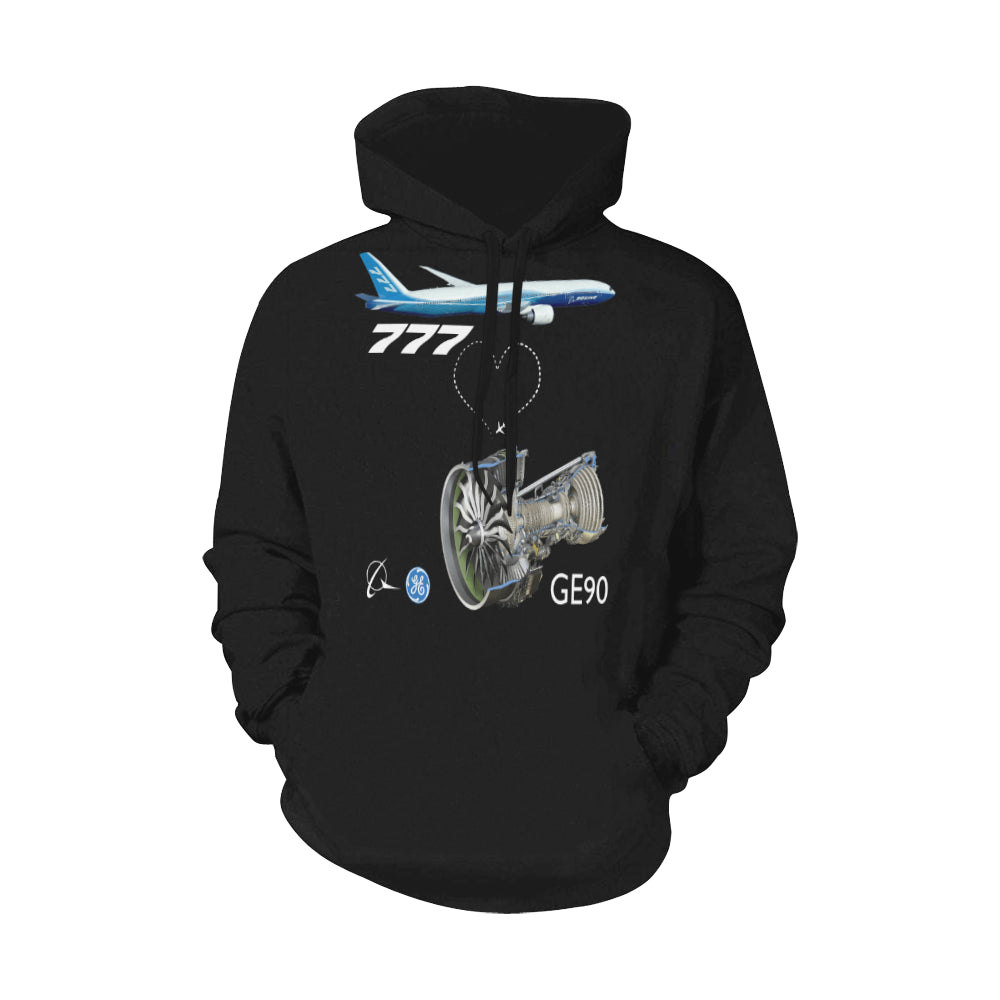 BOEING 777 All Over Print Hoodie jacket e-joyer