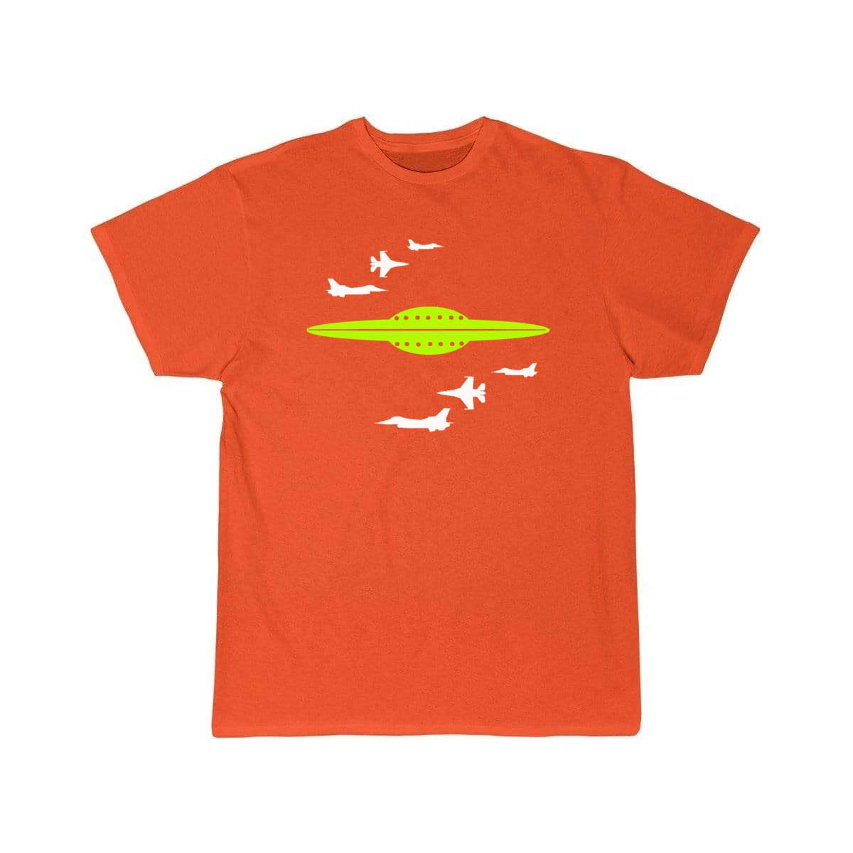 Fighter Jets v Alien Spaceship T Shirt THE AV8R