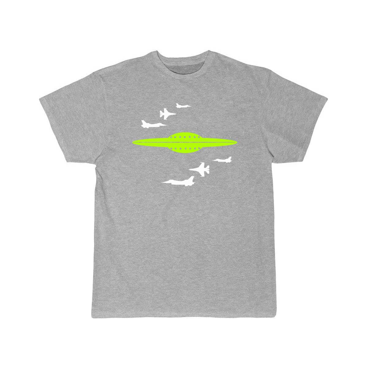 Fighter Jets v Alien Spaceship T Shirt THE AV8R