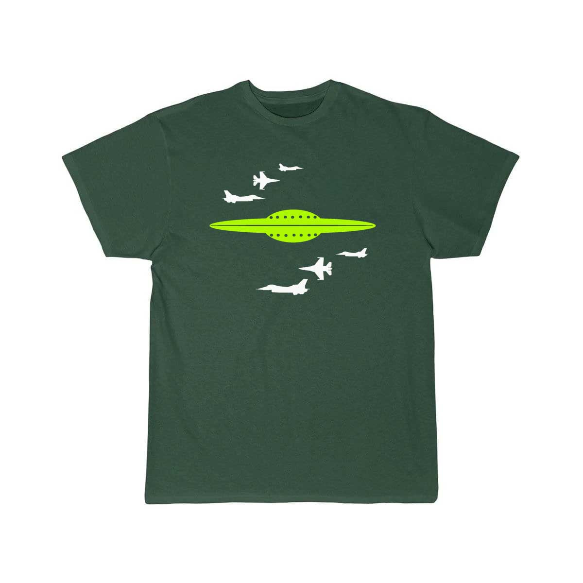 Fighter Jets v Alien Spaceship T Shirt THE AV8R