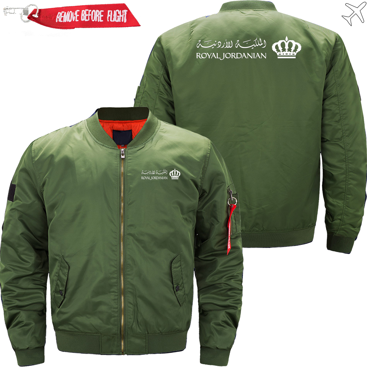 ROYAL JORDANIAN AIRLINES MA1 JACKET THE AV8R