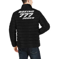 Thumbnail for BOEING 777 Men's Stand Collar Padded Jacket e-joyer