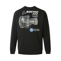 Thumbnail for BOEING 777 Men's Oversized Fleece Crew Sweatshirt e-joyer