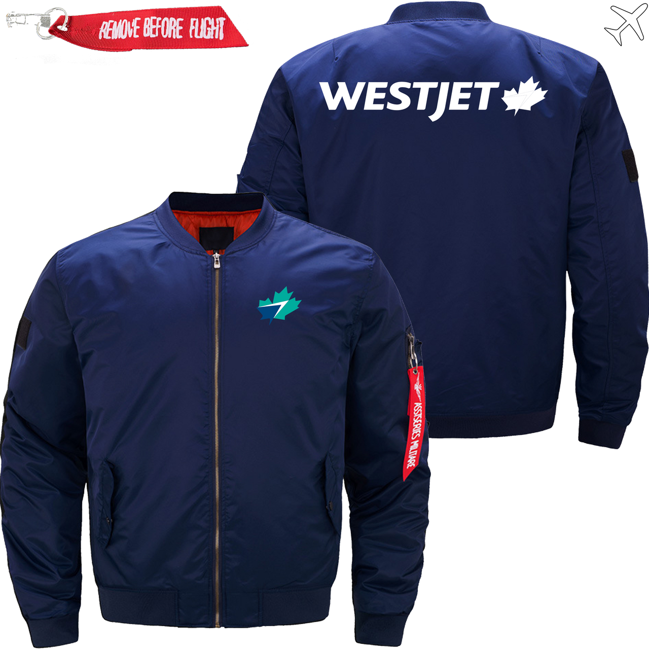 WESTJET AIRLINE JACKET MA1 BOMBER