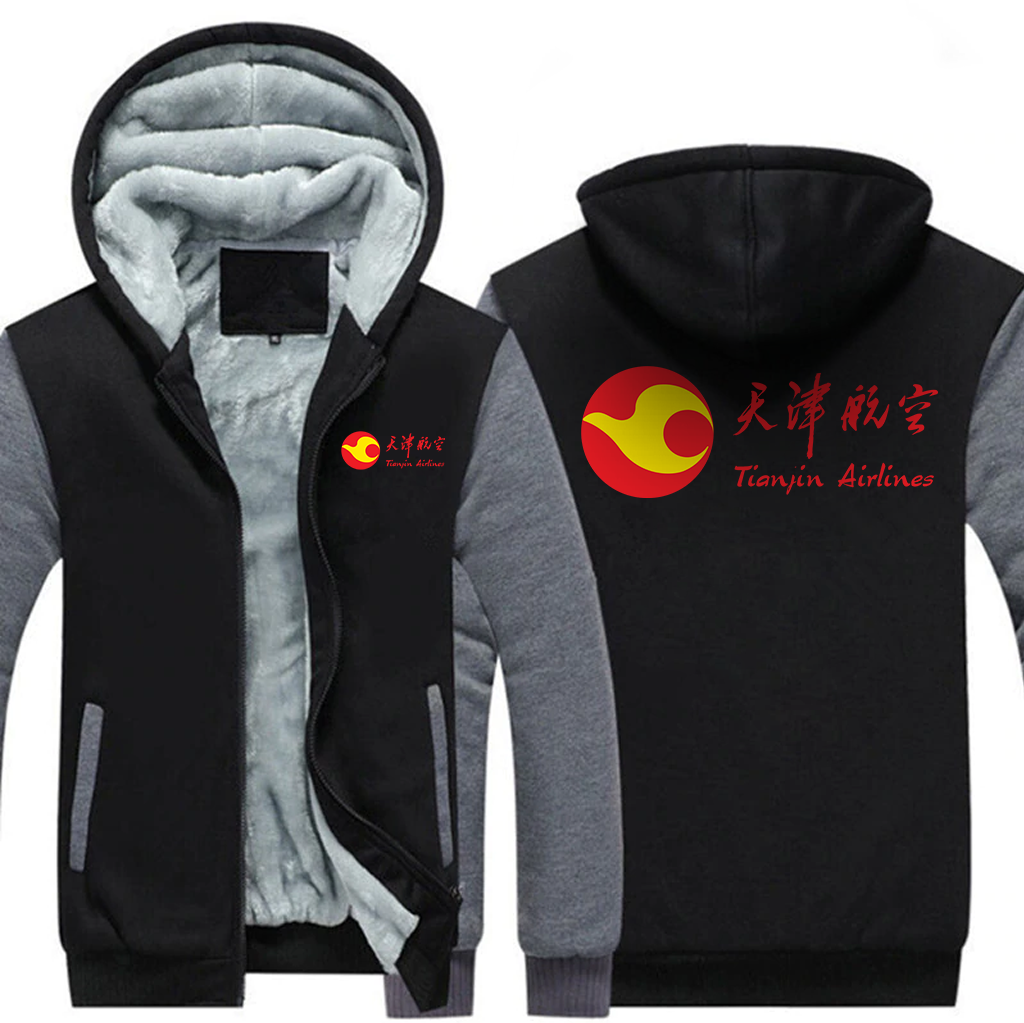 TIANJIN AIRLINES  JACKETS FLEECE SWEATSHIRT