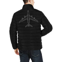 Thumbnail for Airbus A380 Men's Stand Collar Padded Jacket e-joyer