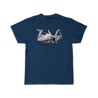 Thumbnail for military naval fighter jet airplane cartoon vector T Shirt THE AV8R