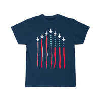 Thumbnail for American Flag USA Airplane Jet Fighter T Shirt THE AV8R