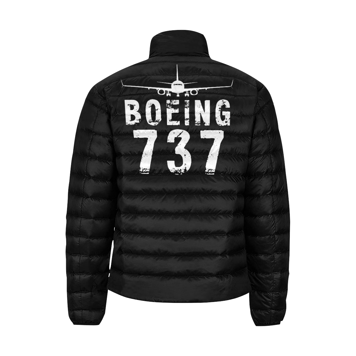 BOEING 737 Men's Stand Collar Padded Jacket e-joyer