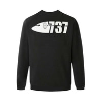 Thumbnail for BOEING 737 Men's Oversized Fleece Crew Sweatshirt e-joyer