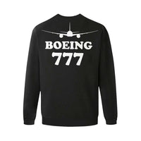 Thumbnail for BOEING 777 Men's Oversized Fleece Crew Sweatshirt e-joyer