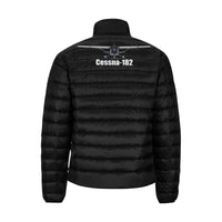 Thumbnail for CESSNA 182 Men's Stand Collar Padded Jacket e-joyer