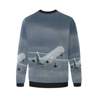 Thumbnail for HOODIE - 91 Men's Oversized Fleece Crew Sweatshirt e-joyer