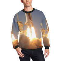 Thumbnail for HOODIE - 46 Men's Oversized Fleece Crew Sweatshirt e-joyer