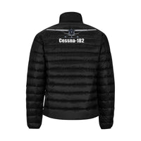 Thumbnail for CESSNA-182 Men's Stand Collar Padded Jacket e-joyer