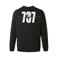 Thumbnail for BOEING 737 Men's Oversized Fleece Crew Sweatshirt e-joyer