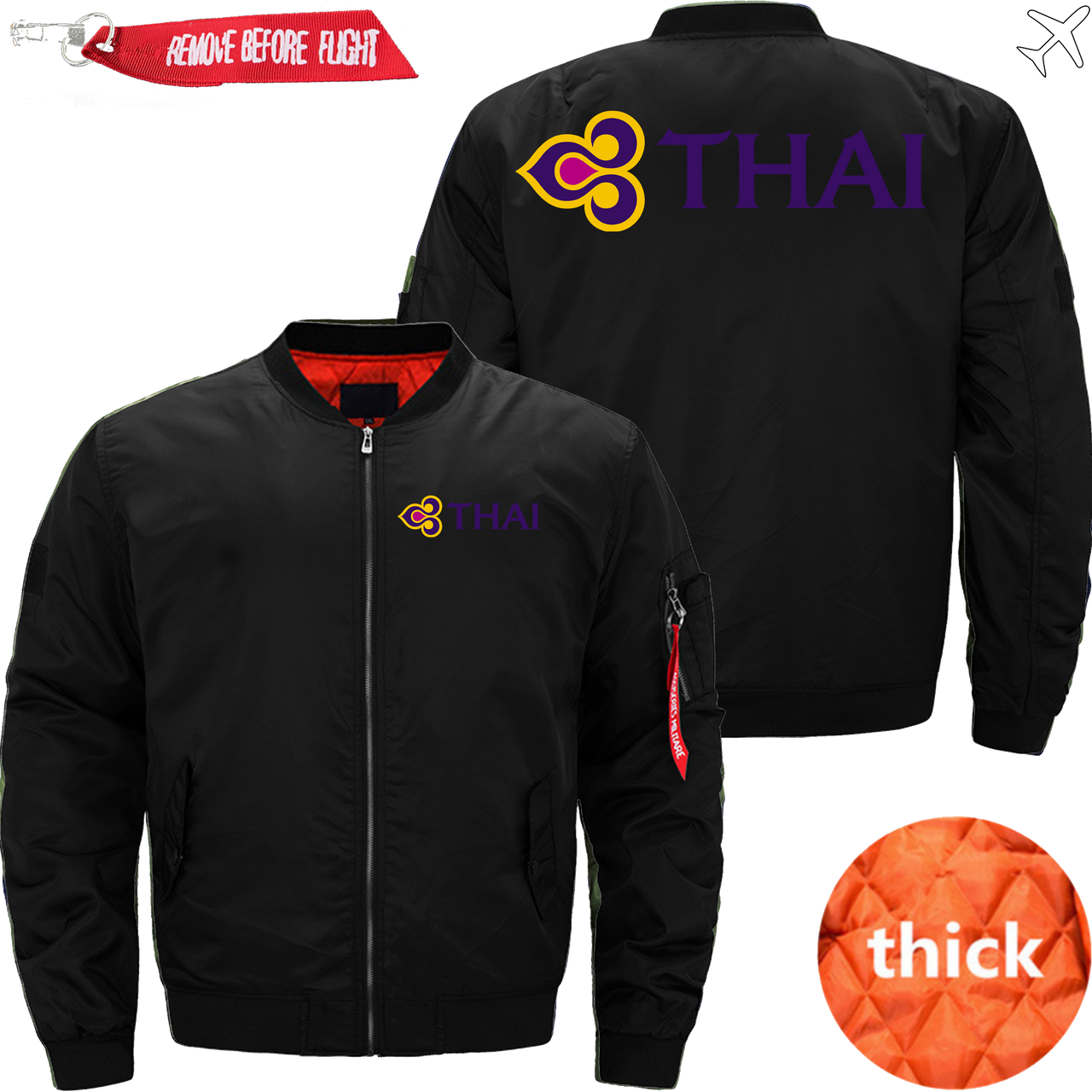 THAI AIRLINE JACKET MA1 BOMBER