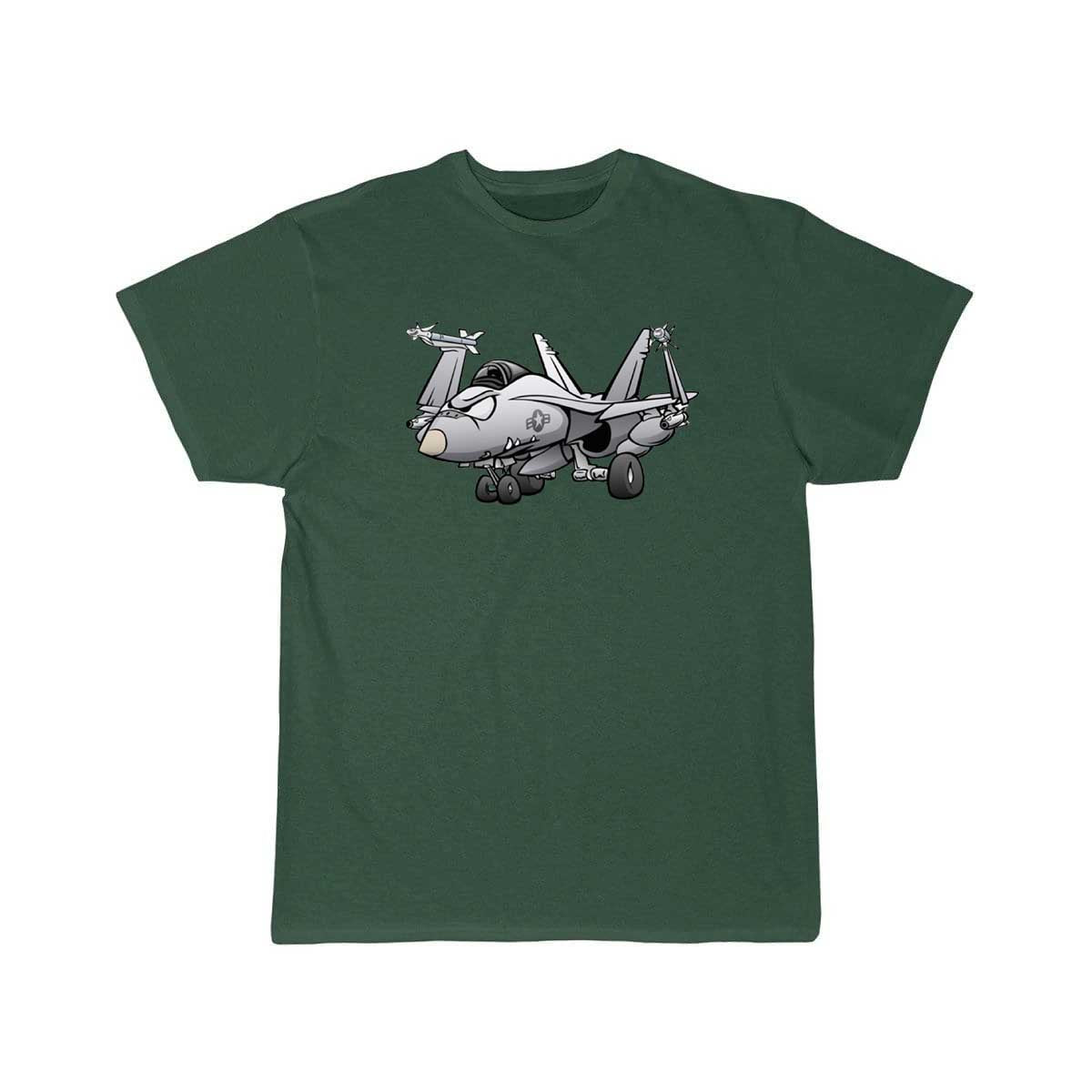 military naval fighter jet airplane cartoon vector T Shirt THE AV8R