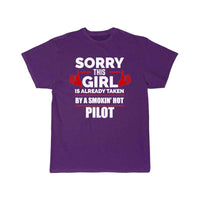 Thumbnail for Sorry Girl Already taken by hot Pilot T-SHIRT THE AV8R