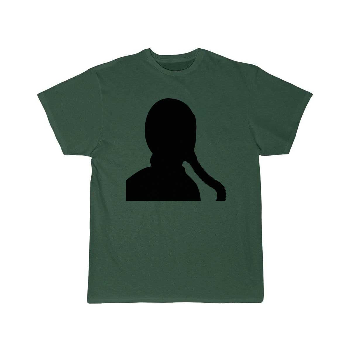 Fighter jet pilot  Gas mask silhouette T Shirt THE AV8R