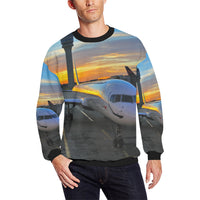 Thumbnail for HOODIE - 33 Men's Oversized Fleece Crew Sweatshirt e-joyer