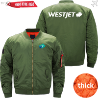 Thumbnail for WESTJET AIRLINE JACKET MA1 BOMBER