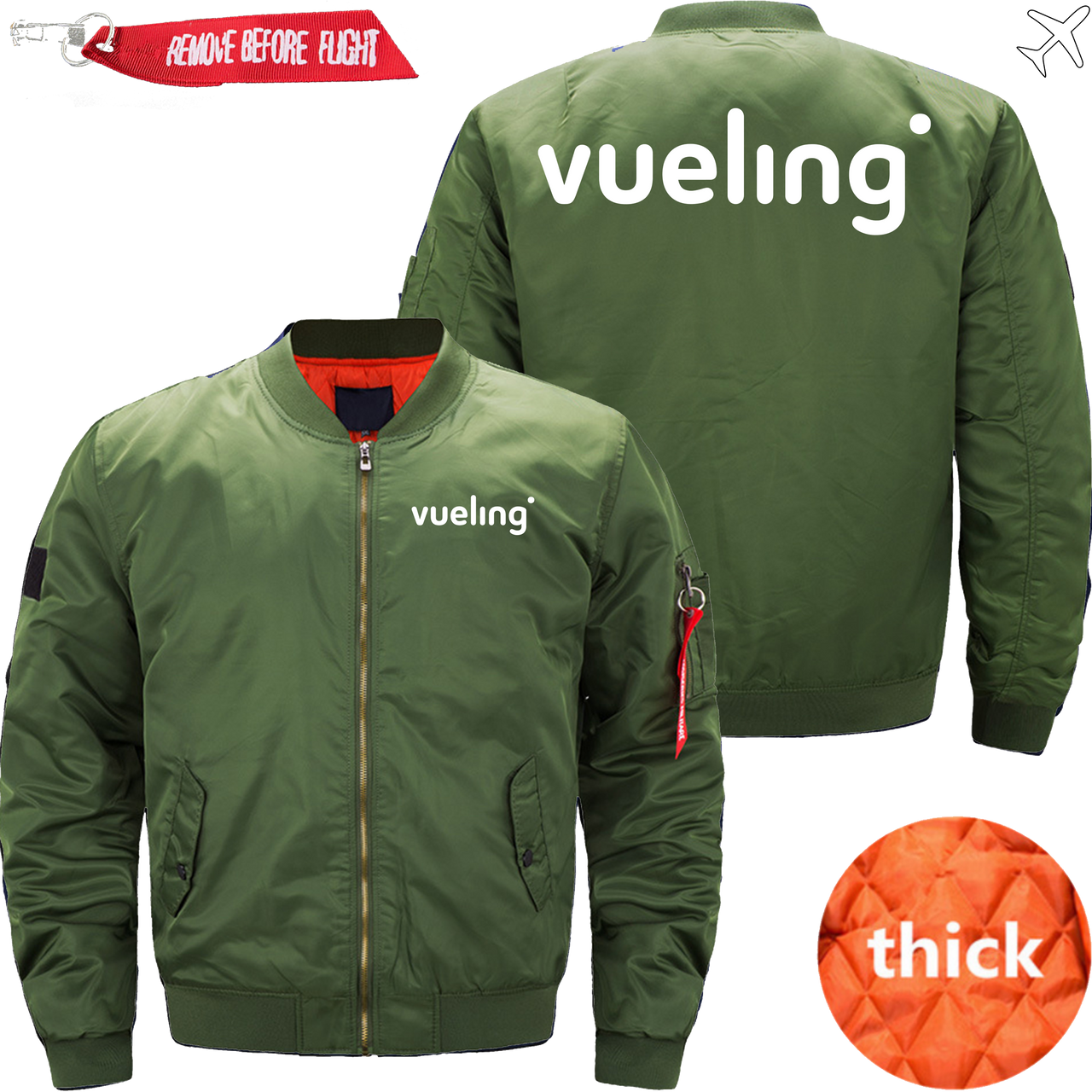 VUELING AIRLINE JACKET MA1 BOMBER