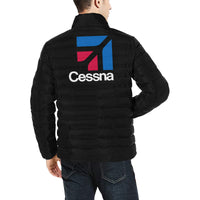 Thumbnail for CESSNA Men's Stand Collar Padded Jacket e-joyer