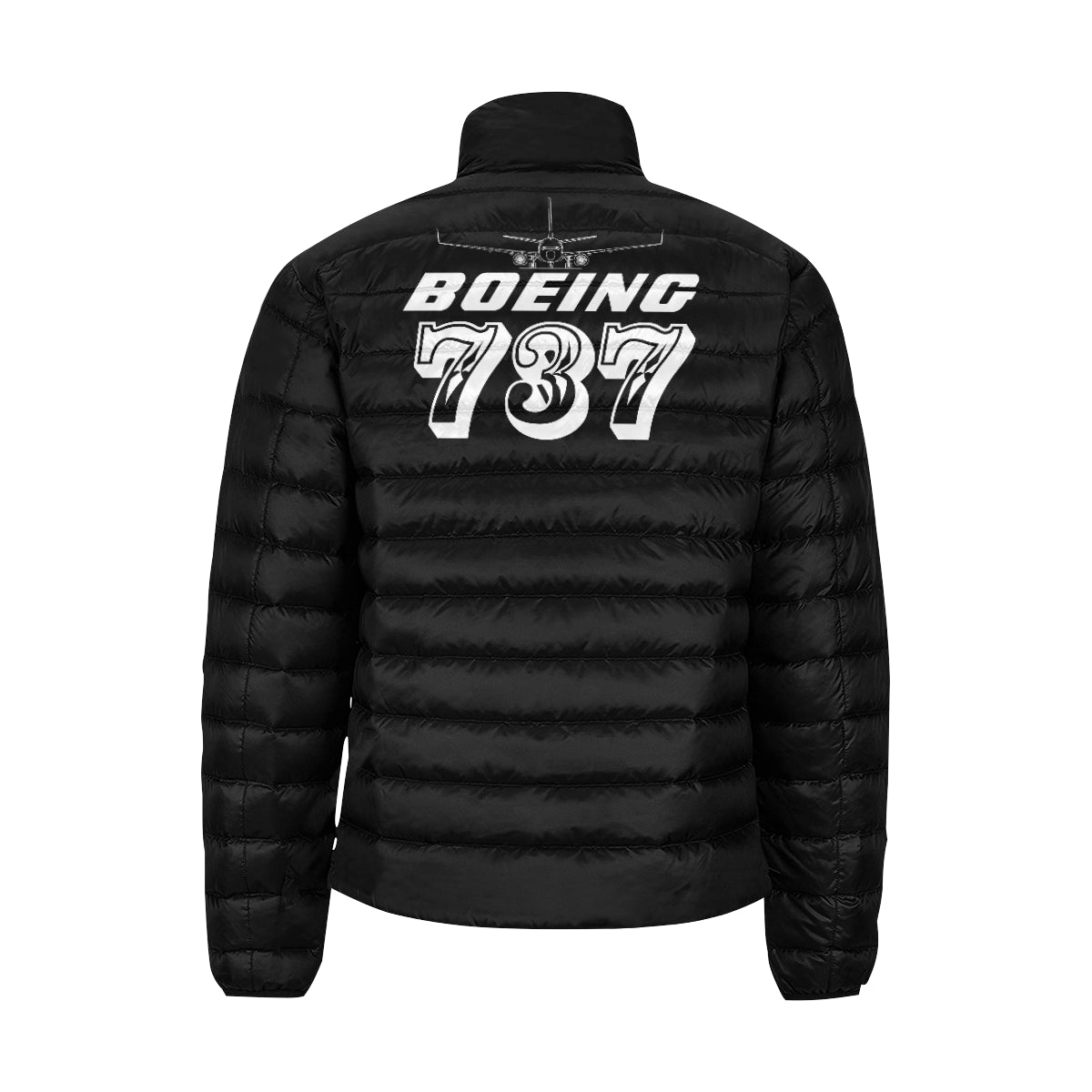 BOEING 737 Men's Stand Collar Padded Jacket e-joyer