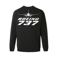 Thumbnail for BOEING 737 Men's Oversized Fleece Crew Sweatshirt e-joyer