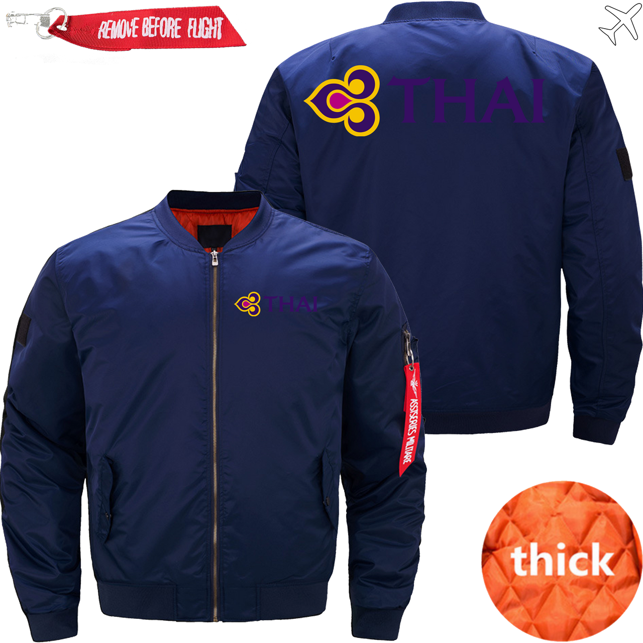 THAI AIRLINE JACKET MA1 BOMBER