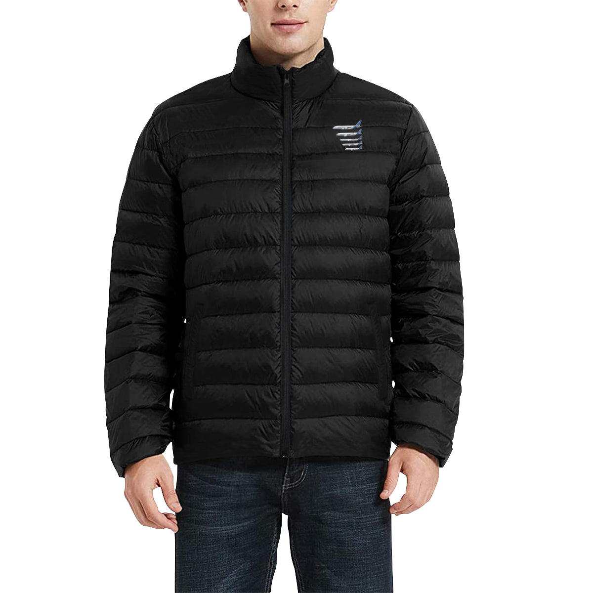 BOEING Men's Stand Collar Padded Jacket e-joyer