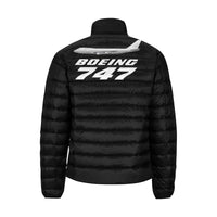 Thumbnail for BOEING 747 Men's Stand Collar Padded Jacket e-joyer