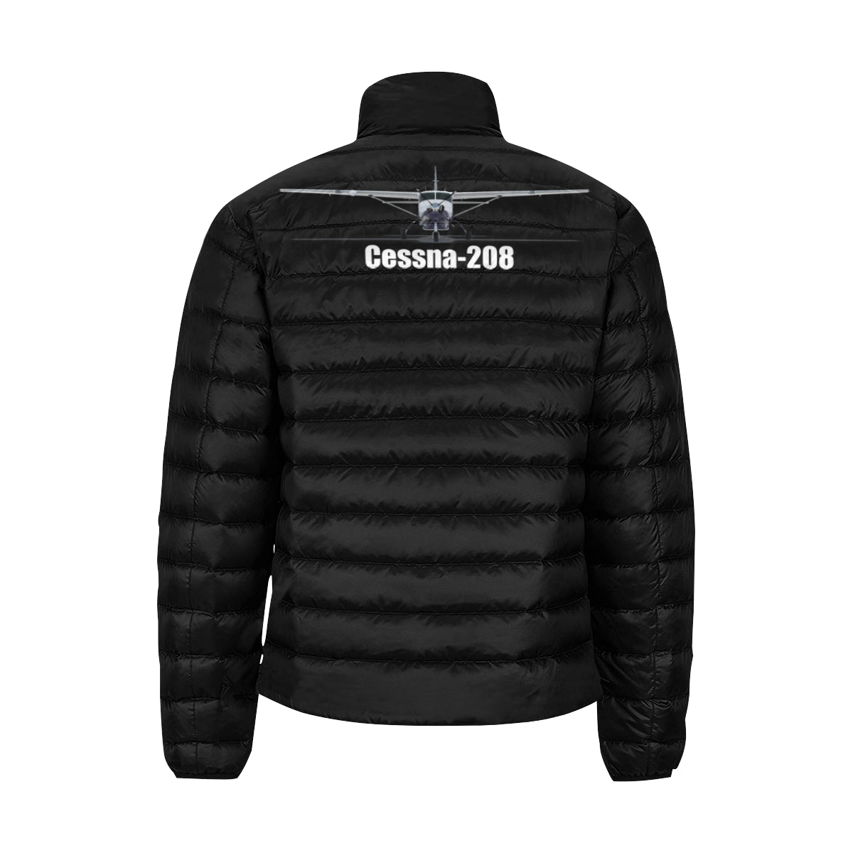 CESSNA 208 Men's Stand Collar Padded Jacket e-joyer