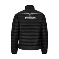 Thumbnail for CESSNA 208 Men's Stand Collar Padded Jacket e-joyer