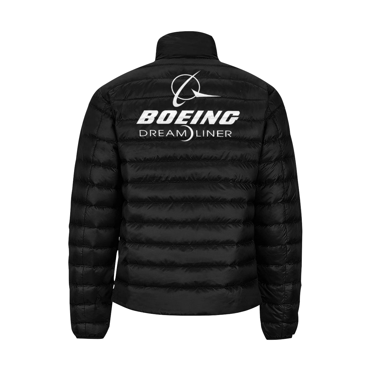 BOEING- DREAM LINER Men's Stand Collar Padded Jacket e-joyer