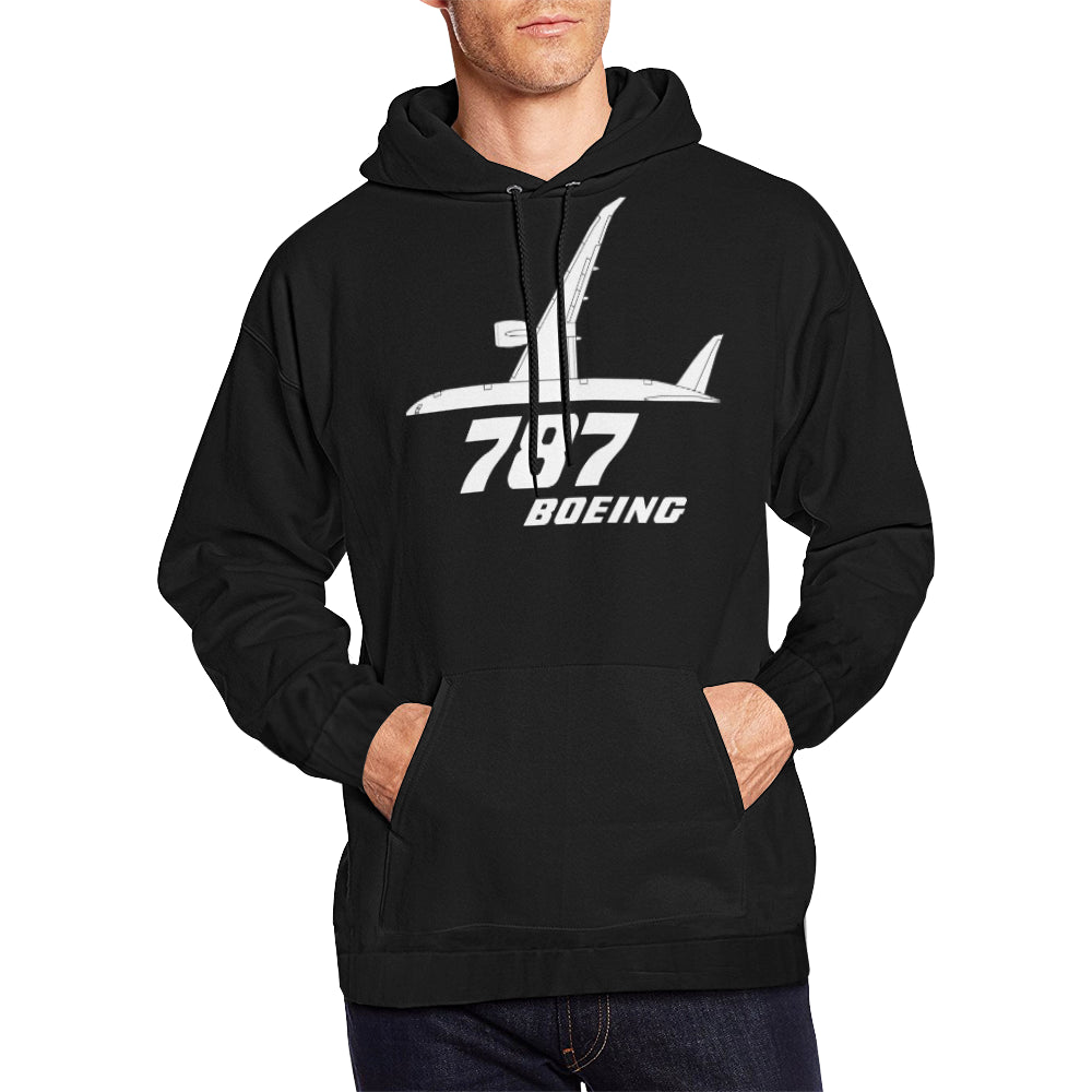 BOEING 787 All Over Print Hoodie Jacket e-joyer