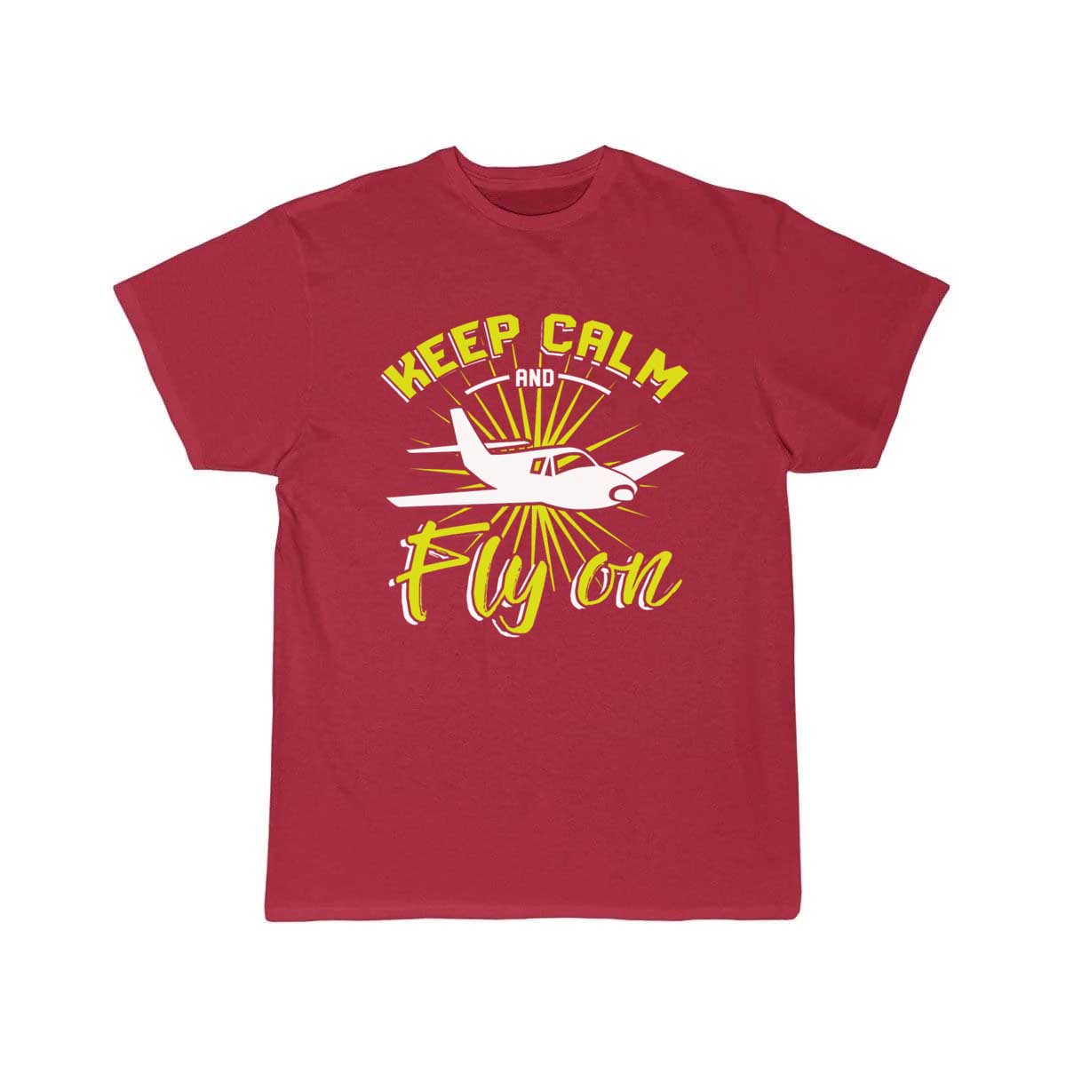 keep calm and fly on pilo T-SHIRT THE AV8R