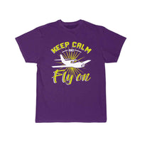 Thumbnail for keep calm and fly on pilo T-SHIRT THE AV8R